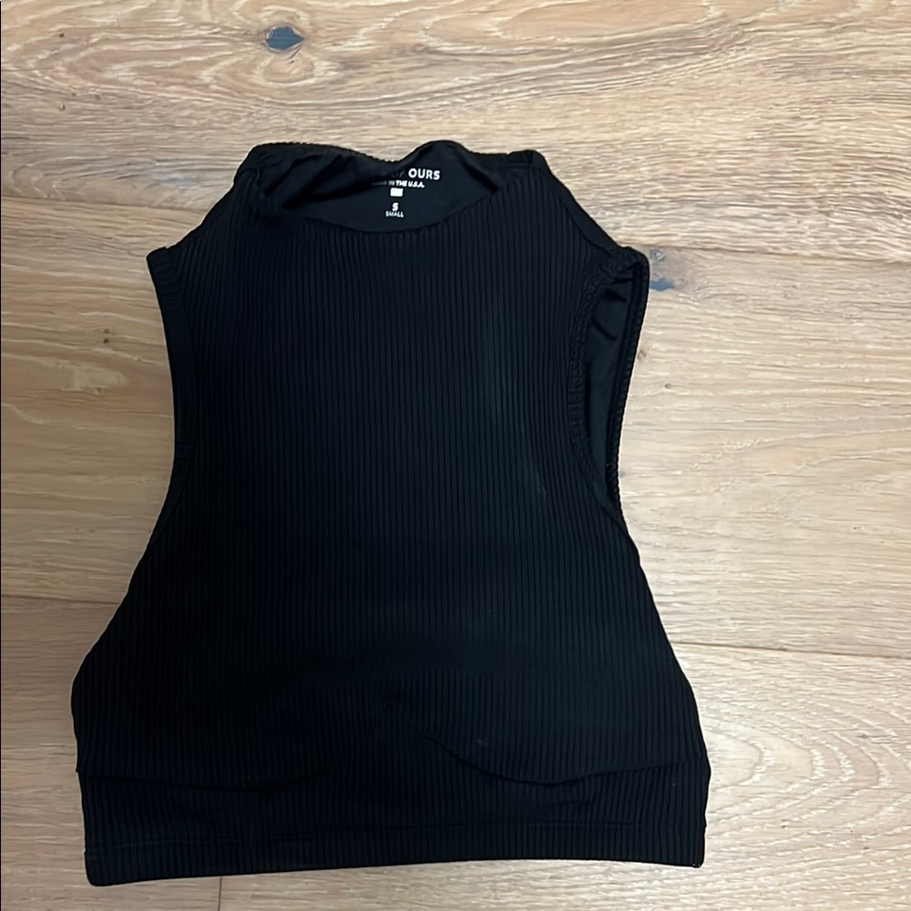 Women's Black Sleeveless Top